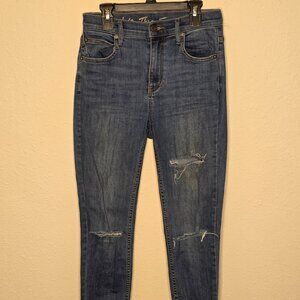 We The Free Women's Skinny Leg Distressed Denim Jeans